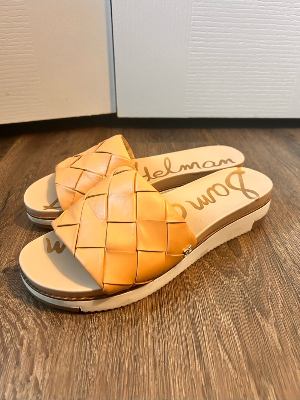 Sam Edelman Women’s Size 10 Adaley Tan Slide Shoes Sandals Upper Leather
